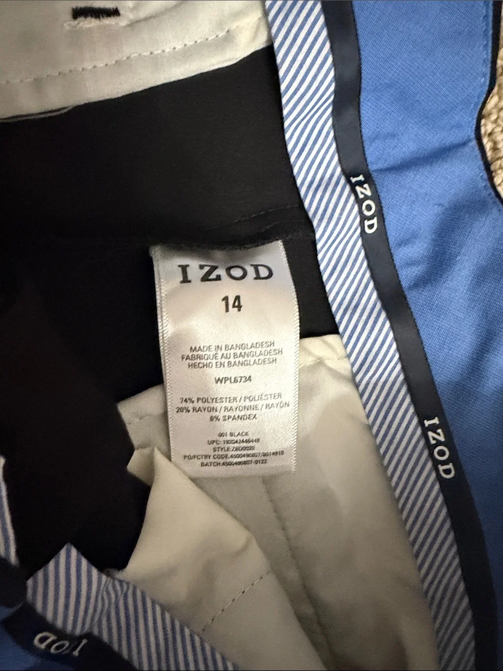 Izod classic black